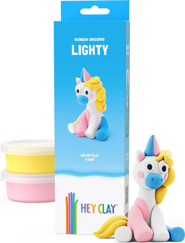 היי קליי - Hey Clay - רוזי חדת הקרן - יצירה בחימר קל בעזרת אפליקציה