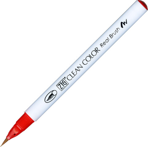 זיג טוש מכחול ZIG CLEAN COLOR- Carmine Red 022
