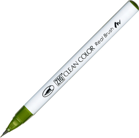 זיג טוש מכחול ZIG CLEAN COLOR -Olive Green 043