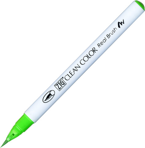 זיג טוש מכחול ZIG CLEAN COLOR -Fluorescent Green 004
