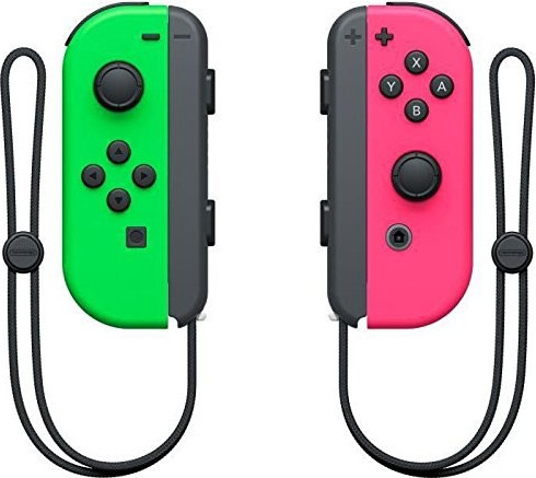זוג בקרי שליטה ירוק/ורוד Joy-Con Nintendo Switch