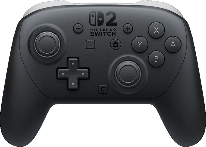 בקר משחק Nintendo Switch 2 Pro Controller צבע שחור