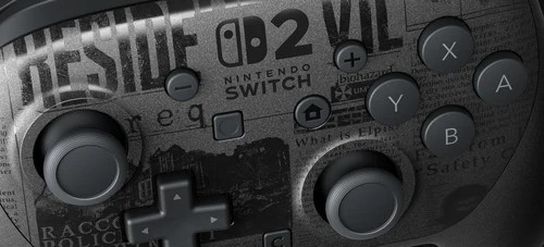 שלט Nintendo Switch 2 Pro צבע שחור מהדורת Resident Evil Requiem