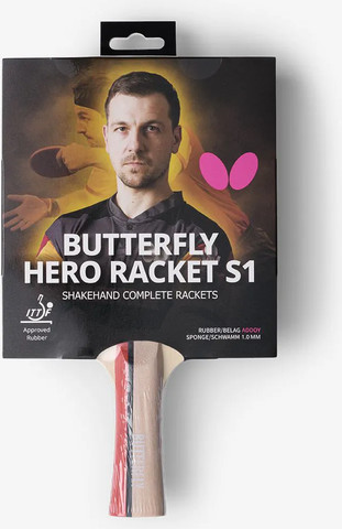 מחבט טנ"ש בטרפליי Butterfly HERO Racket - S1 Timo Boll