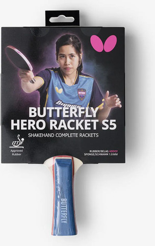 מחבט טנ"ש בטרפליי Butterfly HERO Racket - S5 Sawettabut