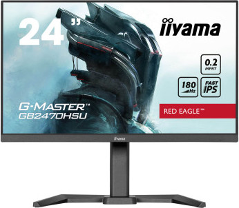 מסך מחשב לגיימינג IIYAMA 23.8" G-MASTER IPS FHD 180HZ 0.2MS GB2470HSU-B6