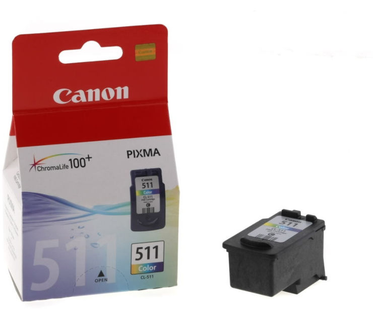 ראש דיו צבעוני מקורי Canon קנון CL511