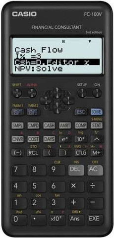 מחשבון פיננסי FC-100V CASIO