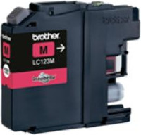ראש דיו אדום מקורי brother LC-123M (600 דפים)