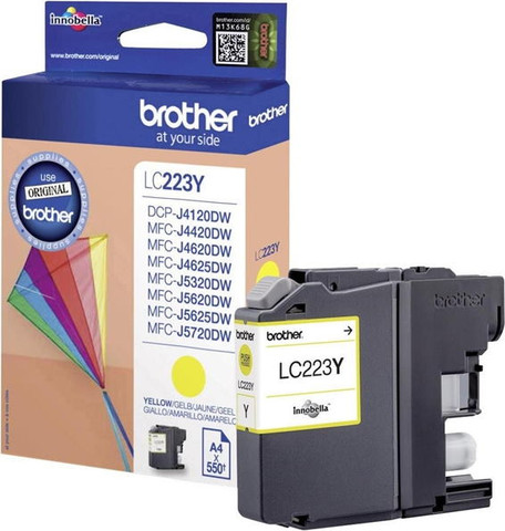 ראש דיו צהוב מקורי Brother בראדר LC223Y