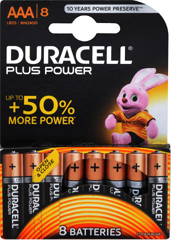 PLUS POWER סוללות AAA