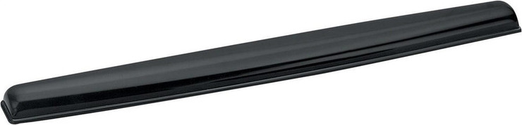 משענת יד סיליקון ארגונומית למקלדת Fellowes פלואוס Crystal Gel Wrist Rest שחור