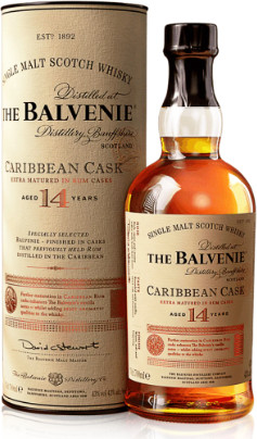 וויסקי בלוויני 14 שנה קאריביאן קאסק  / BALVENIE 14 YEARS CARIBBEAN CASK
