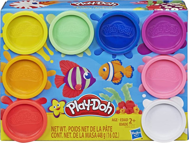 בצק פליידו 8 יחידות - Play-Doh