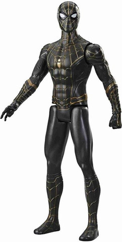 בובת ספיידרמן בחליפת שחור זהב 30 סמ | Spider-Man Black And Gold 30cm