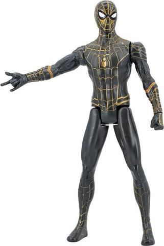 בובת ספיידרמן בחליפת שחור זהב 30 סמ | Spider-Man Black And Gold 30cm