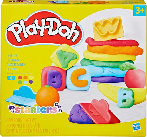 בצק פליידו אותיות - Play-Doh