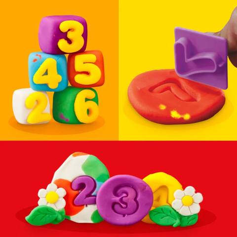 בצק פליידו מספרים - Play-Doh