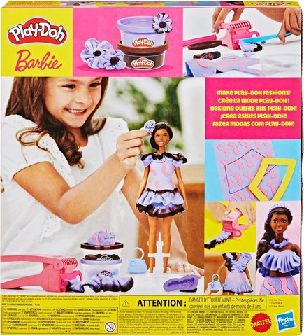 פליידו בובת ברבי אביזרי אופנה - Play-Doh