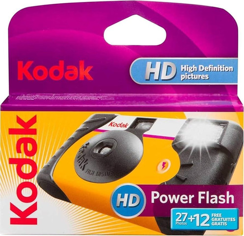 מצלמה חד פעמית 39 תמונות HD Power Flash Kodak