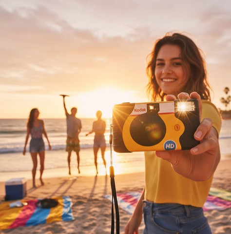 מצלמה חד פעמית 39 תמונות HD Power Flash Kodak