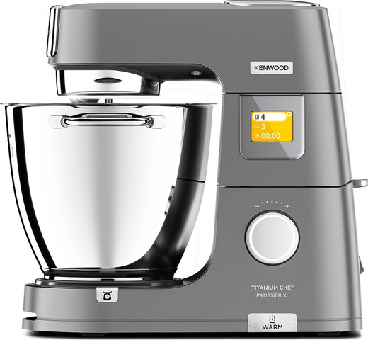 מיקסר מקצועי כולל 2 קערות שקילה וחימום Kenwood קנווד Titanium Chef Patissier XL KWL90.004.SI