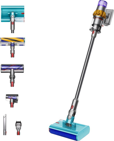 שואב אבק עוצמתי ושוטף מרצפות ופרקטים Dyson V15s Detect Submarine דייסון