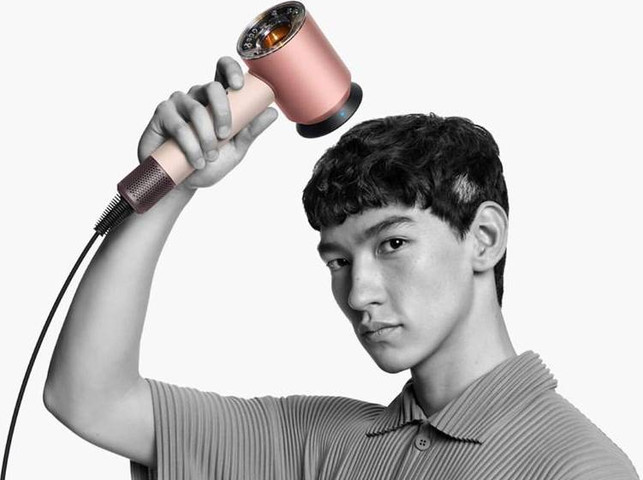 מייבש שיער Dyson Supersonic Nural HD16 אדום קטיפה גולד