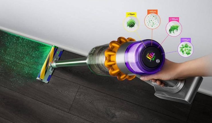שואב אבק אלחוטי Dyson V15 Detect Absolute SV47