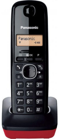טלפון אלחוטי   KXTG1611 שחור אדום