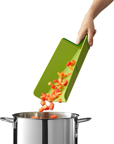 קרש חיתוך גדול Chop2Pot ירוק Joseph Joseph