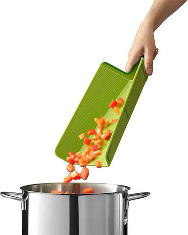 קרש חיתוך גדול Chop2Pot ירוק Joseph Joseph