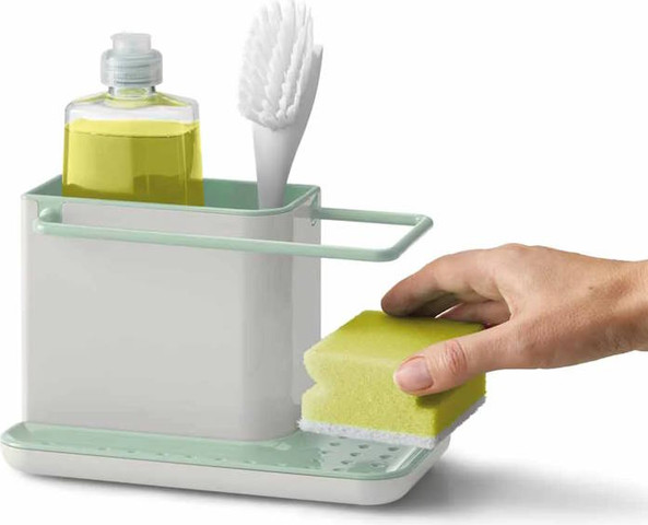 ארגונית לכיור CADDY אפור בהיר/ירוק Joseph Joseph