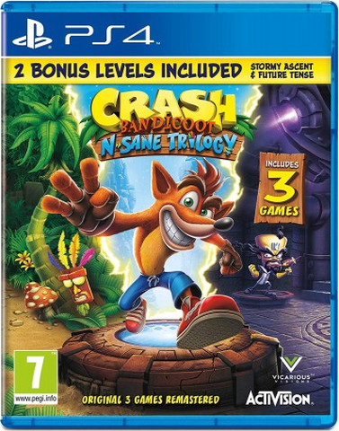 משחק לפלייסטיישן 4 - Crash Bandicoot N Sane Trilogy