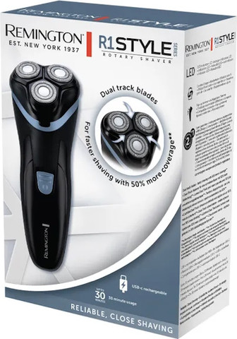 מכונת גילוח רוטורית נטענת Remington רמינגטון R1 Style Series