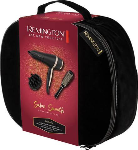 מייבש שיער מקצועי כולל ערכת עיצוב מהודרת Remington רמינגטון Salon Smooth - D6960GP