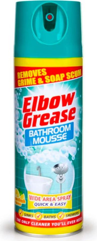 ספריי קצף לניקוי חדרי אמבטיה ELBOW GREASE