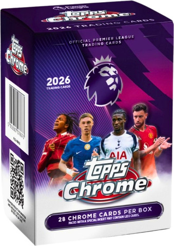 2025–26 Topps Chrome Premier League Blaster Value Box