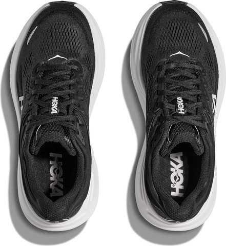 HOKA BONDI WIDE 9 - נעלי ספורט לנשים בונדי 9 רחבות בצבע שחור/לבן