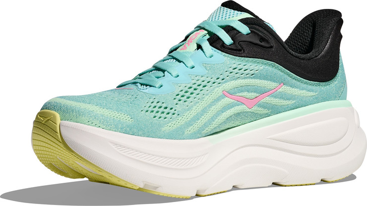 HOKA BONDI 9 - נעלי ספורט לאישה בונדי 9 בצבע כחול ספארק/מנטה