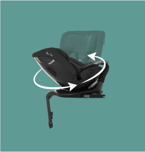 כסא בטיחות מסתובב מלידה עד 145 סמ דגם Motion 2 All Size 360 צבע almond
