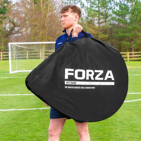 שער כדורגל מתקפל זוג (פופ-אפ) במגוון מידות FORZA FLASH POP-UP FOOTBALL GOALS