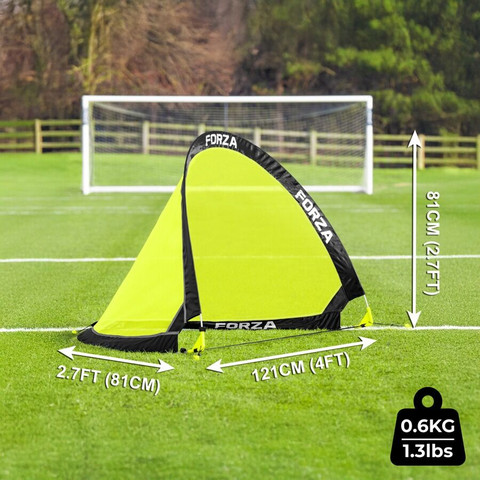 שער כדורגל מתקפל זוג (פופ-אפ) במגוון מידות FORZA FLASH POP-UP FOOTBALL GOALS