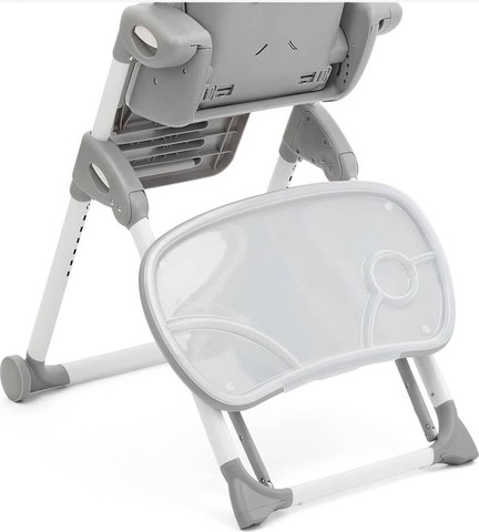 כסא אוכל לתינוק מתכוונן 2ב1 דגם Mimzy Recline צבע הכסא אוכל arctic
