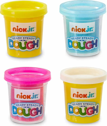 בצק ניק ג'וניור יוניקורן 4 מיכלים - Nick Jr