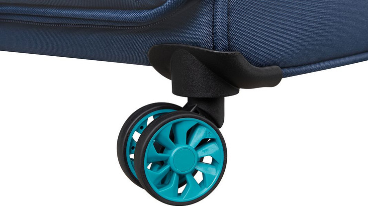 סט 4 מזוודות בד במשקל נוצה דגם Duo-Tone מבית IT Luggage צבע כחול 32/28/24/20