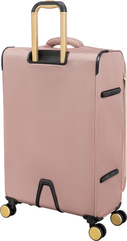 סט מזוודות בד קלות 3 יח' 30/25/20 מבית IT Luggage דגם GLIMMERING בצבע ורוד מוזהב