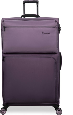 סט 4 מזוודות בד במשקל נוצה דגם Duo-Tone מבית IT Luggage צבע סגול 32/28/24/20