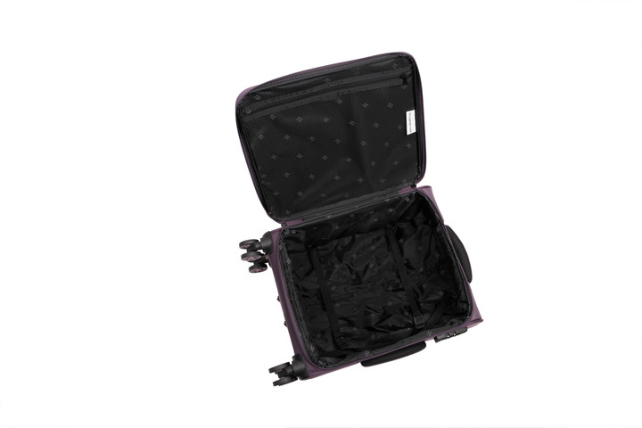 סט 4 מזוודות בד במשקל נוצה דגם Duo-Tone מבית IT Luggage צבע סגול 32/28/24/20