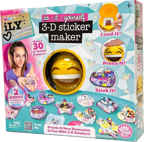 ערכת יצירה להכנת מדבקות תלת־ממדיות - Wecool